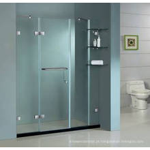 Porta simples moderada Frameless Hg-474 do chuveiro do vidro de segurança